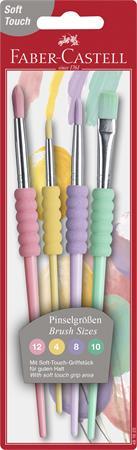 Štetec, sada, no. 4-8-10-12, FABER-CASTELL 1