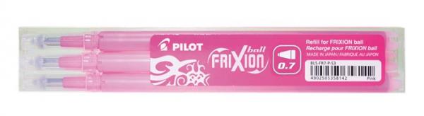 Náplň do rollerov, 0,35 mm, odstrániteľná, PILOT "Frixion Ball/Clicker" 07, ružová 1