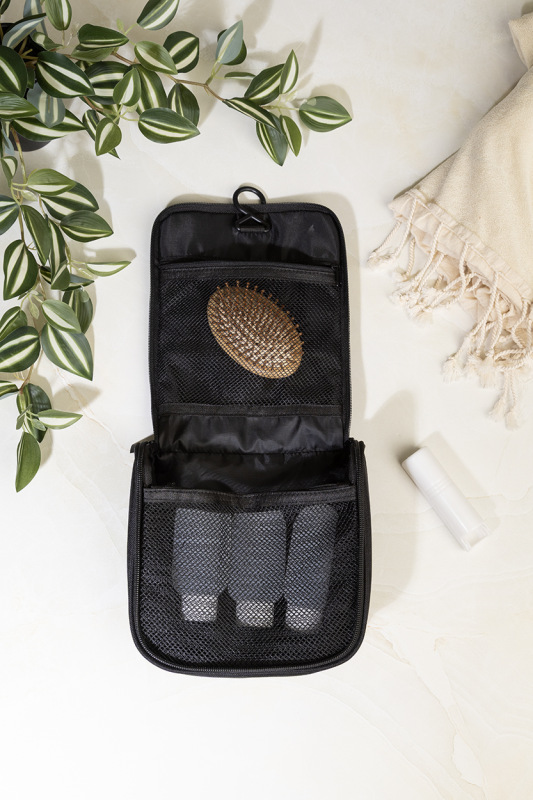Susity závesná kozmetická taška z RPET 4