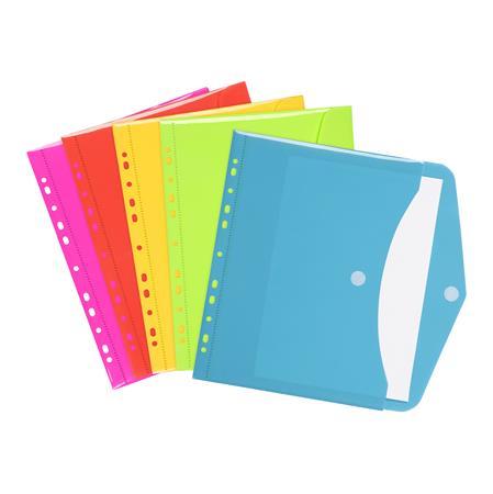 Obal na patent, A4, PP, VIQUEL "Happy Fluo", mix farieb 1