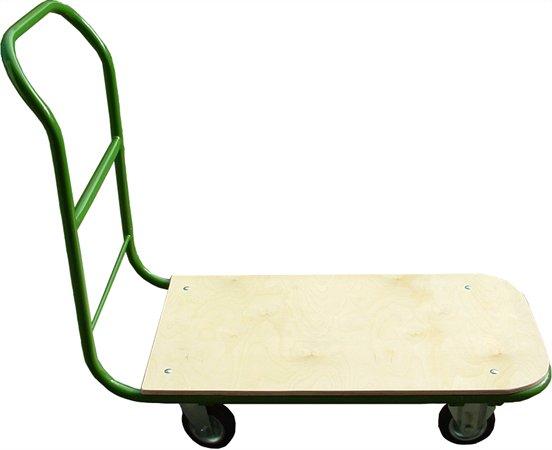 . Prepravný vozík, ručný, nosnosť: 200 kg, zelený/hnedý 1