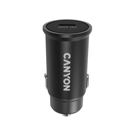 Nabíjačka do auta, 1xUSB-C, PD 20W, CANYON "C-20" 1