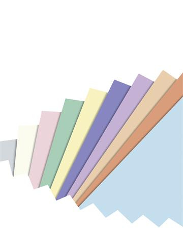 Dekoračný kartón, 2 stranný, A4, 300 g, 10x5 listov, FOLIA, „Pastel”, rôzne farby 2