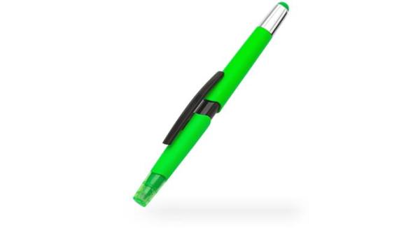 Multifunkčné guľôčkové pero, zvýrazňovač, dotykové pero, sada, WEDO "3-in-1", neónové farb 4