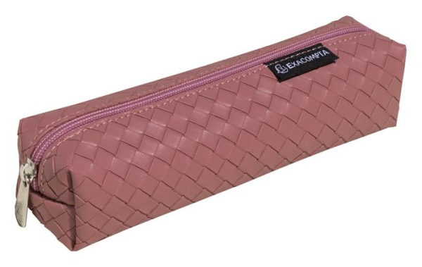 Peračník, na zips, hranatý, EXACOMPTA "Sienna", mix farieb 6