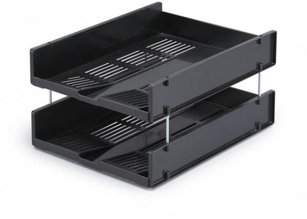 Odkladač, plastový, na šírku, A3, DURABLE "Optimo", čierna 2