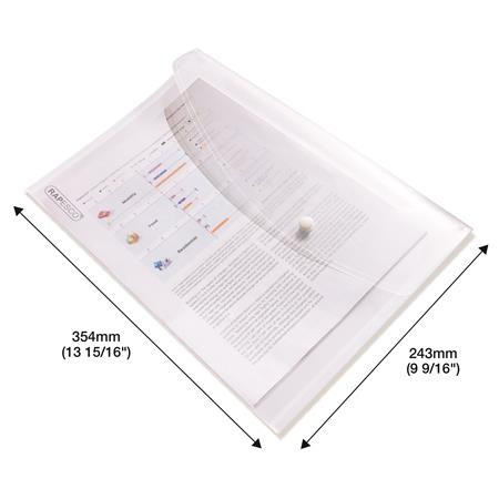Obal na patent, A4+, PP, RAPESCO "Eco", priehľadný 3