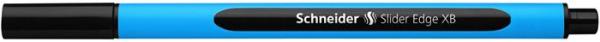 Guľôčkové pero, 0,7 mm, s vrchnákom, SCHNEIDER "Slider Edge XB", čierne