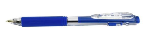 Guľôčkové pero, 0,35 mm, stláčací mechanizmus, PENTEL "BK437", modrá 1