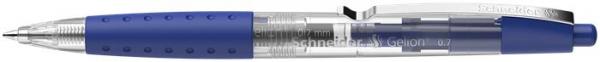Gélové pero, 0,4 mm, stláčací mechanizmus, SCHNEIDER "Gelion 1", modré 1