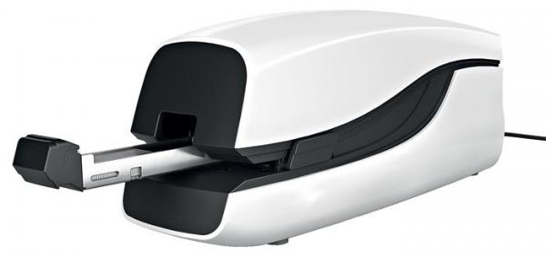 Zošívačka, elektrická, 24/6, 20 listov, LEITZ "Nexxt 5533", biela 3