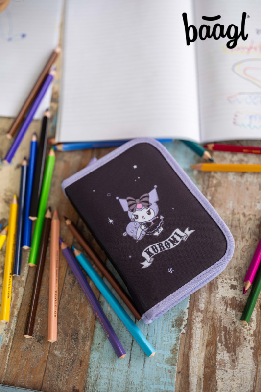 BAAGL Školský peračník jednoposchodový Kuromi Fortune Dream GRS 5