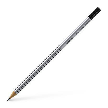 Grafitová ceruzka s gumou, HB, trojhranný tvar, FABER-CASTELL "Grip 2001" 1