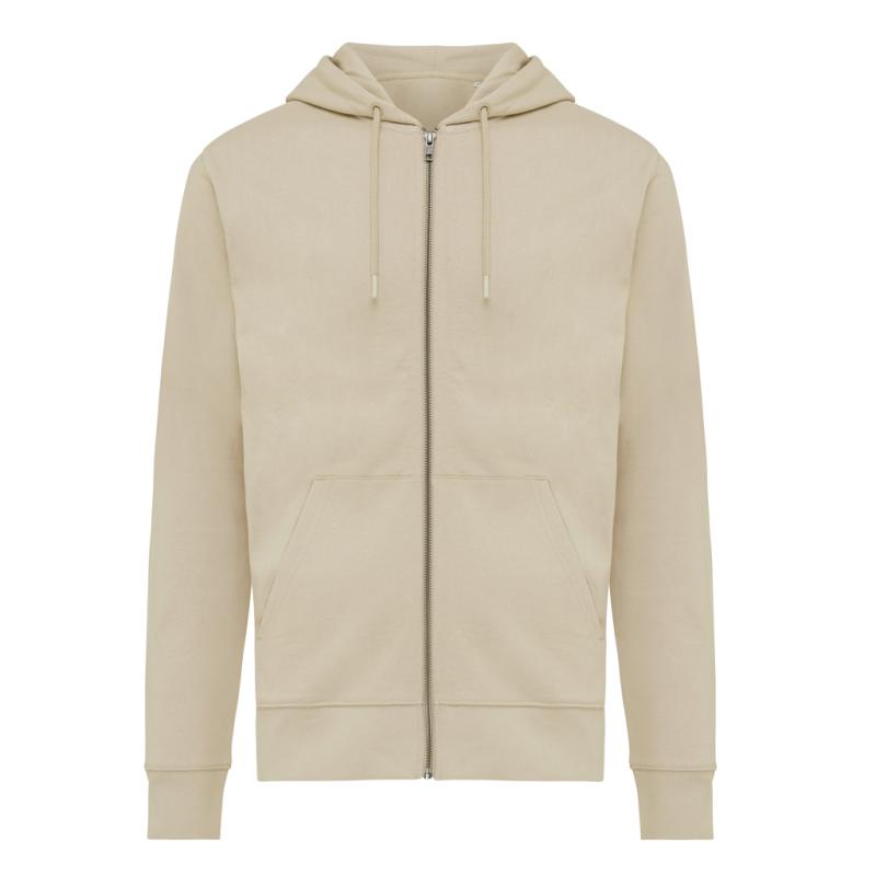Mikina na zips s kapucňou IQONIQ Abisko z recykl. bavlny desert XL 1