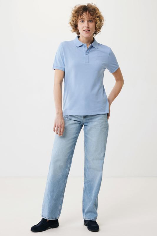Polo tričko IQONIQ Yosemite z recykl. bavlny sky blue XS 11