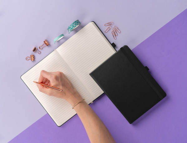 NOTIQUE Notes Aprint, čierny, linajkovaný, 15 x 21 cm 6