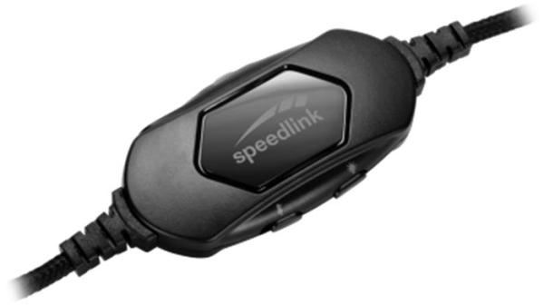 Náhlavné slúchadlá, s mikrofónom, drôtové, gaming, USB-A, SPEEDLINK "VIRTAS Illuminated 7. 5