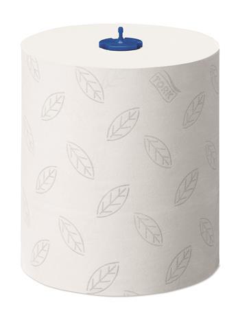 Papierové utierky, kotúčové, 2-vrstvové, H1 systém, Advanced, TORK "Matic® Soft", biela 1
