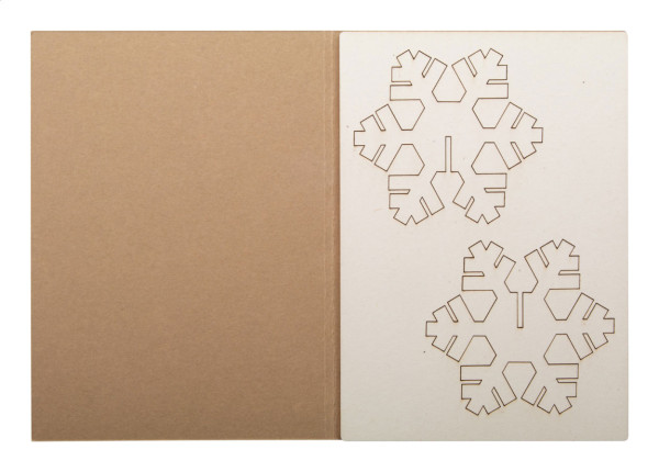 Creax Eco Vianočná pohľadnica, snehová vločka 1