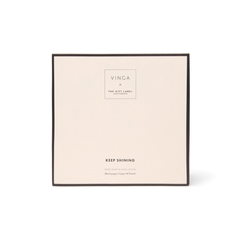 VINGA x TGL darčeková sada starostlivosti o ruky biela 3