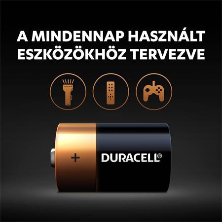 Batéria, D goliath, 2ks, DURACELL "Basic" 2
