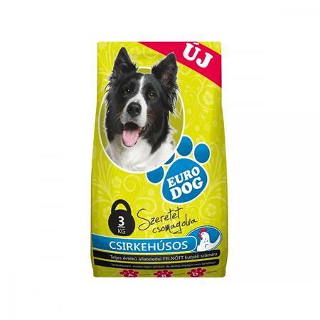 Krmivo pre psy, suché krmivo, 3 kg, EURODOG, kuracie 1