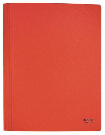 Rýchloviazač, A4, kartón, LEITZ "Recycle", červená