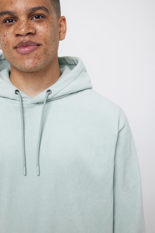 Micro fleece mikina IQONIQ Trivor z recykl. polyesteru Iceberg green S 14