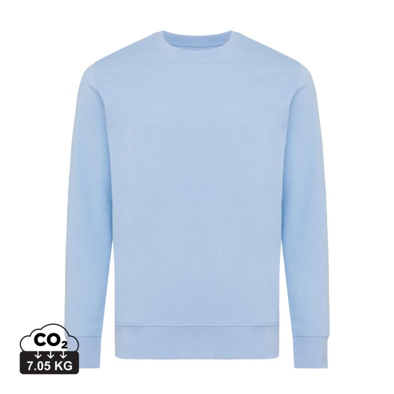 Ľahká mikina IQONIQ Etosha z recykl. bavlny sky blue XXXL