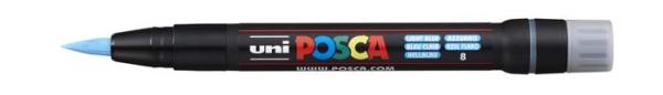 Štetcový popisovač, UNI "Posca PCF-350", svetlomodrá 2