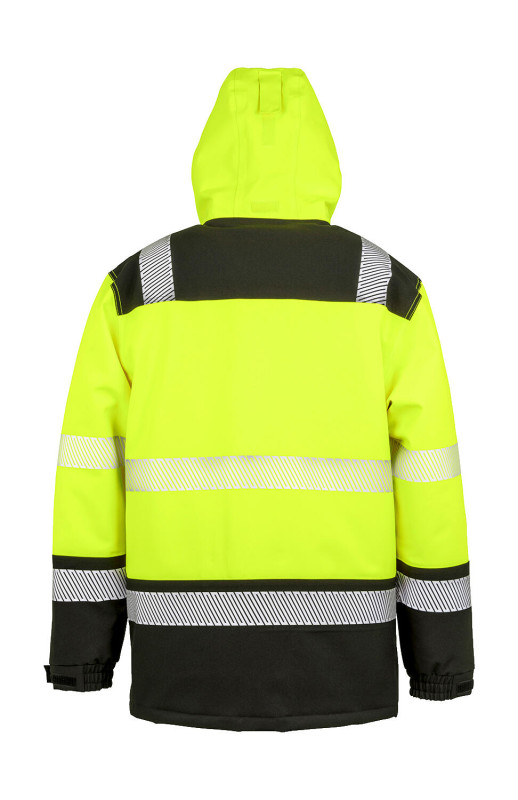 Potlačiteľná softshellová bezpečnostná bunda 4
