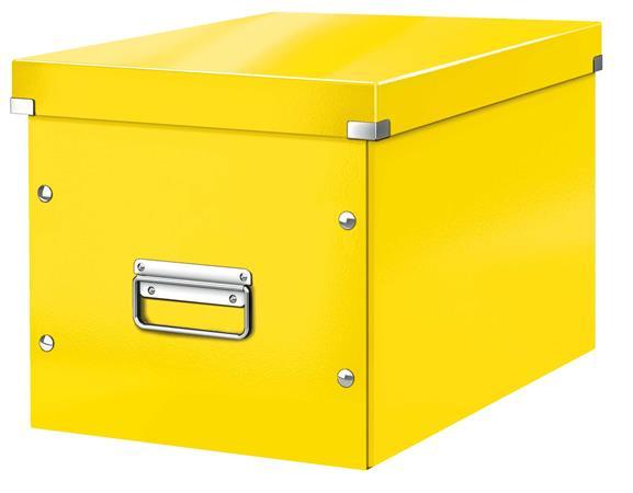 Odkladací box, veľkosť L, LEITZ "Click&Store", žltá 1