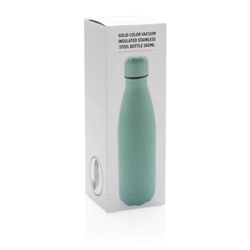 Celofarebná nerezová termo fľaša 260ml zelená 10