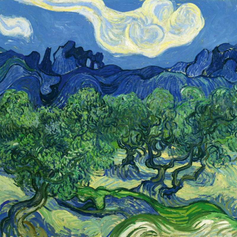 NOTIQUE Grid calendar Vincent van Gogh 2027, 30 x 30 cm 5