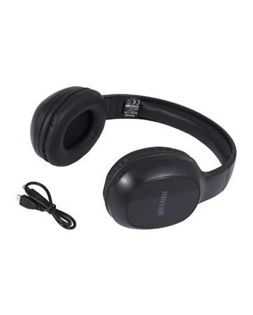 Náhlavné slúchadlá, bezdrôtové, Bluetooth 5.1, s mikrofónom, MAXELL "Bass 13 BT", čierna 3