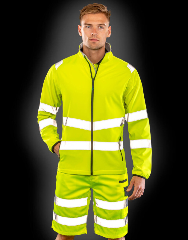 Recyklovaný potlačiteľný bezpečnostný í Softshell 2
