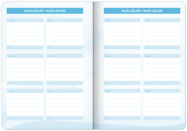 NOTIQUE Rodinný diár – pomocník všetkých rodičov 2026, 15 x 21 cm 8