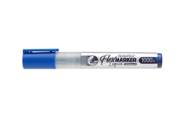 Popisovač na tabule, 2,5 mm, kuželový hrot, FLEXOFFICE "WB016", modrý 1