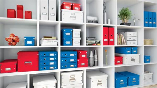 Škatuľa, organizačná, veľkosť M, LEITZ "Click&Store", červená 5