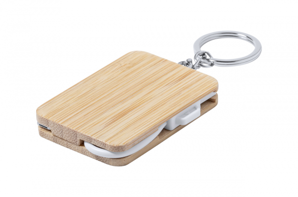 Rusell prívesok na kľúče s USB nabíjacím káblom 3