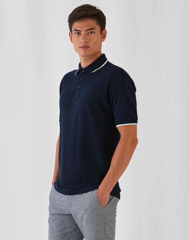 Polokošeľa s pásikmi Safran Sport 1