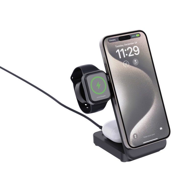 3v1 magnet. nabíjačka Urban Vitamin Arcadia RCS rplastic 15W čierna 2