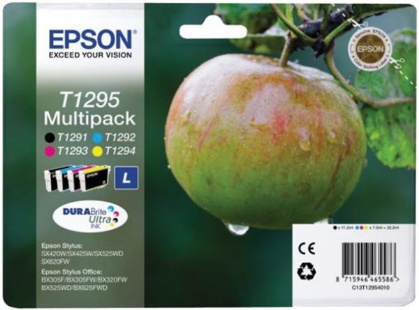 EPSON Multipack "St. SX420W/SX425W/SX525WD", ( b+c+m+y ), 32,2ml