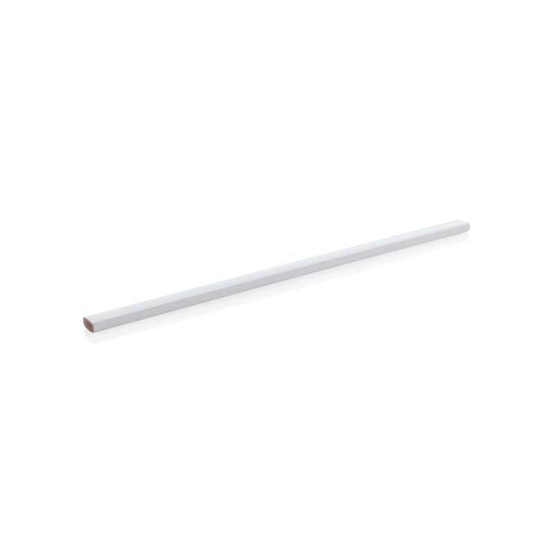 25 cm drevená tesárska ceruzka biela 1