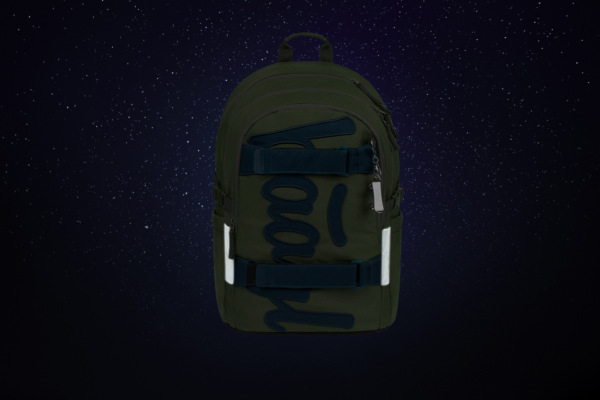 BAAGL Školský batoh Skate Olive GRS 10