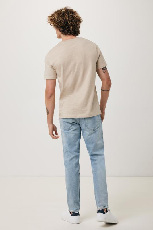 Tričko IQONIQ Brett z recykl. bavlny light heather brown XXXL 5
