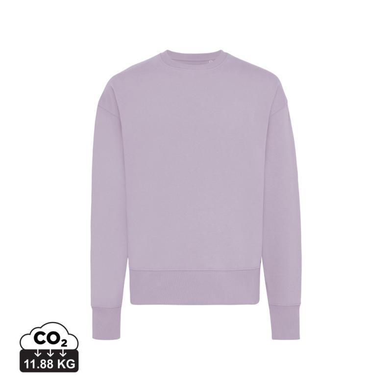 Mikina IQONIQ Kruger relaxed fit z recykl. bavlny lavender XXL