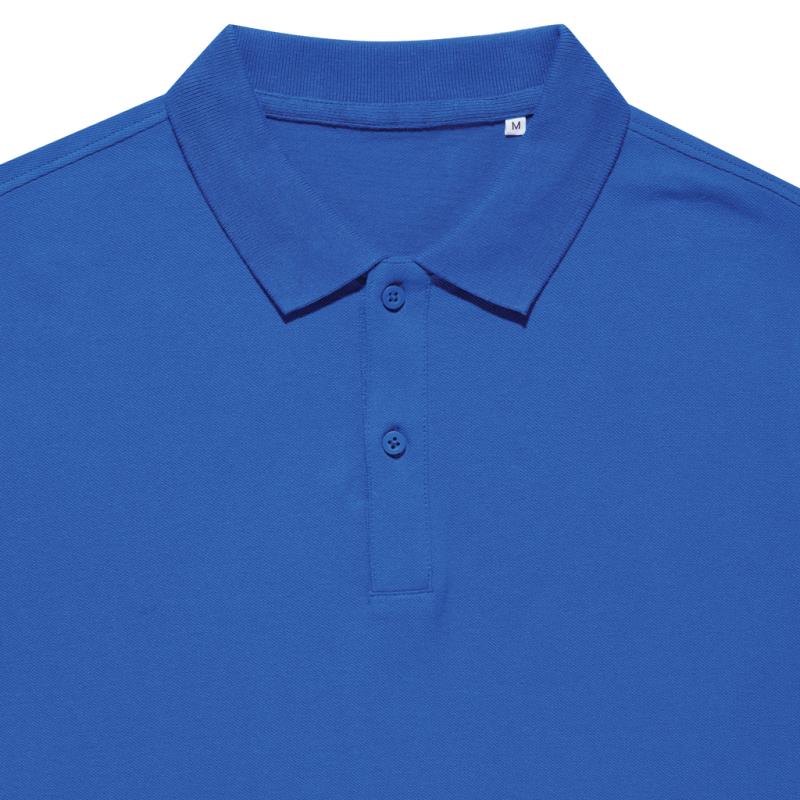 Polo tričko IQONIQ Yosemite z recykl. bavlny kráľovská modrá 5XL 3