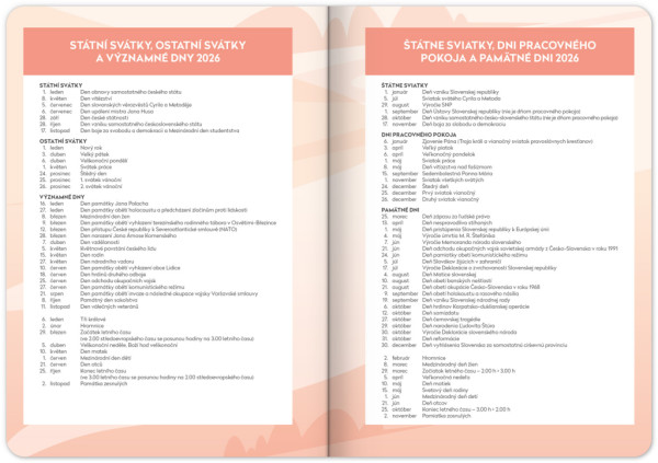 NOTIQUE Rodinný diár – pomocník všetkých rodičov 2026, 15 x 21 cm 3