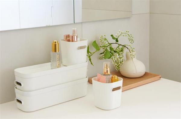 Úložný box, plastový, 0,6 l, SMARTSTORE "Compact Mini", biely 4